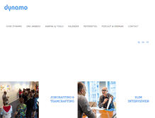 Tablet Screenshot of dynamo.be